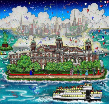  Impressionist Peintre - Un espoir pour un nouveau départ impressionniste Ellis Island